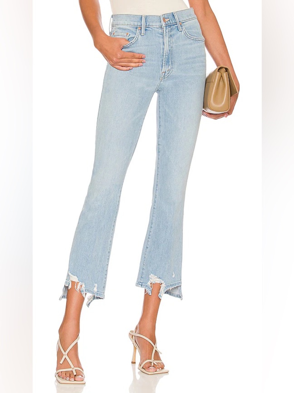 MOTHER The Insider Crop Step Chew in Mentally Elsewhere size 28